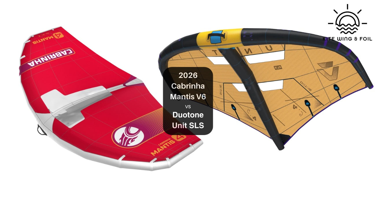 Cabrinha Mantis V6 vs Duotone Unit (2026): Which Freeride Wing Is Best for UK Conditions?