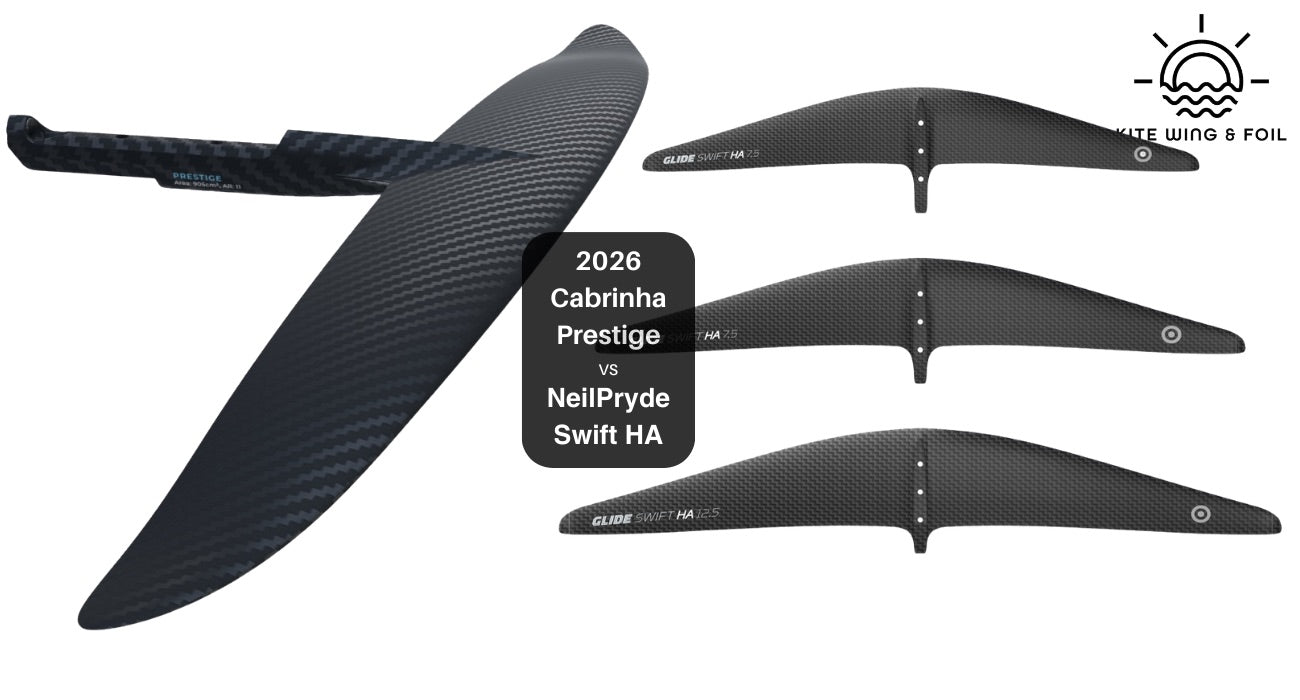 Cabrinha Union Prestige vs NeilPryde Swift HA (2026): Front Wing Comparison for UK Riders