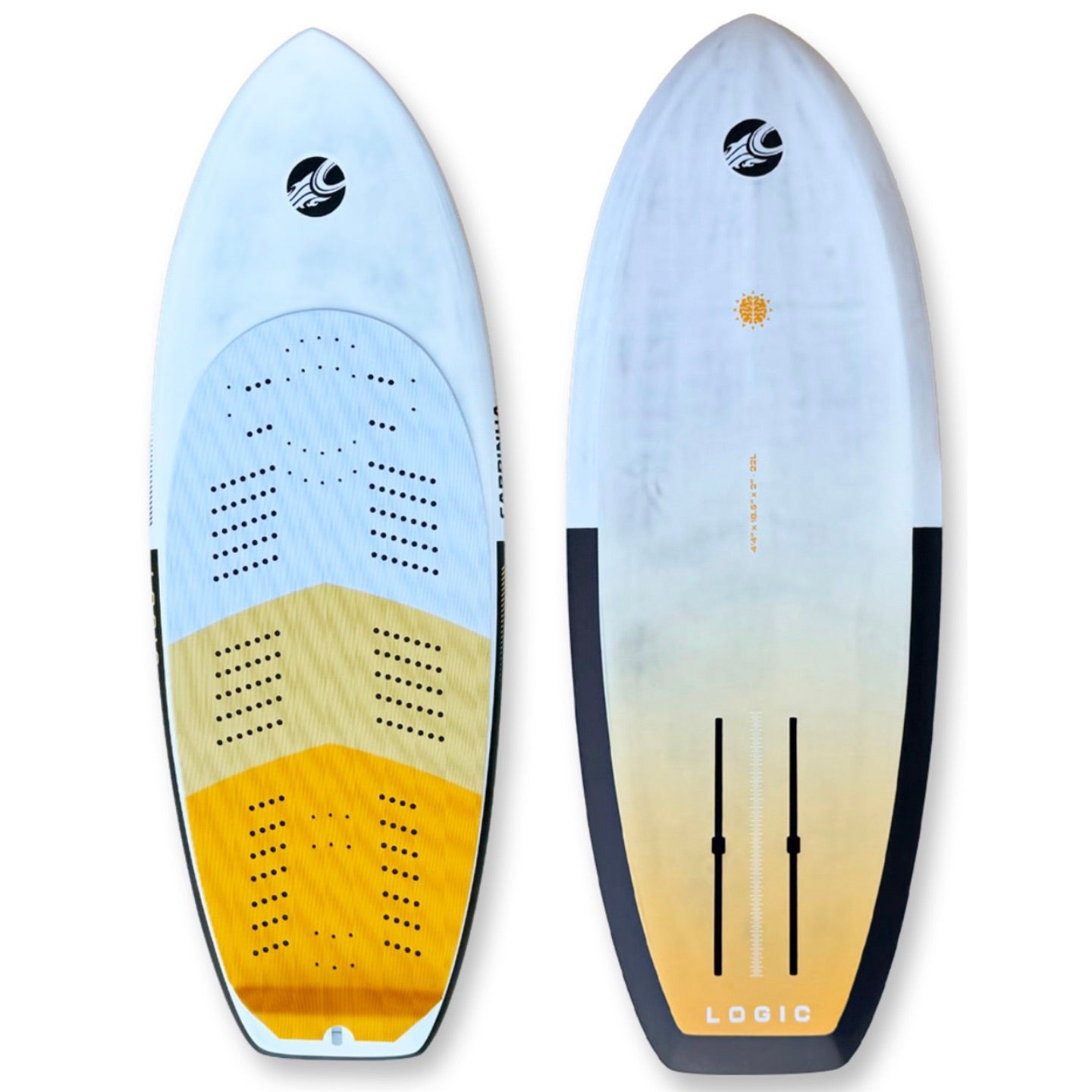 Cabrinha Logic Foil Kiteboard - 2026 Front-Back