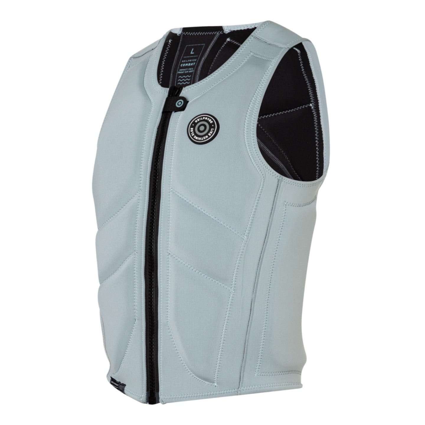 NeilPryde Combat Foil Impact Vest FZ C4 Light Grey-Blue Black - 2025