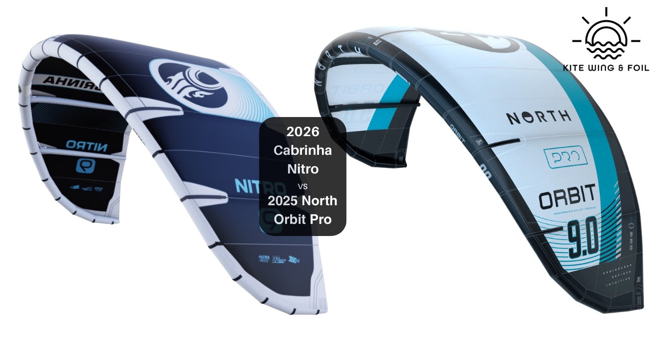 Cabrinha Nitro Apex 2026 vs North Orbit Pro 2025: Big Air Kite Comparison (UK)
