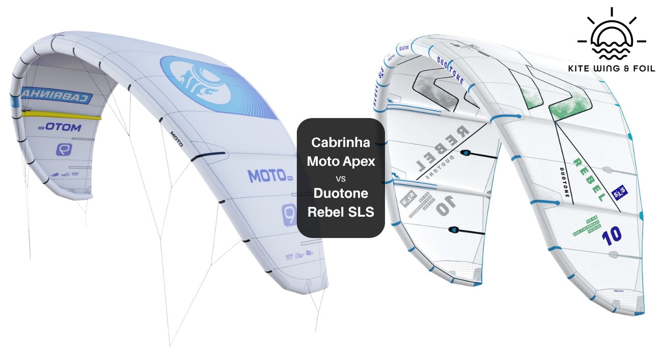 Cabrinha Moto Apex 2026 vs Duotone Rebel SLS | Kite Comparison