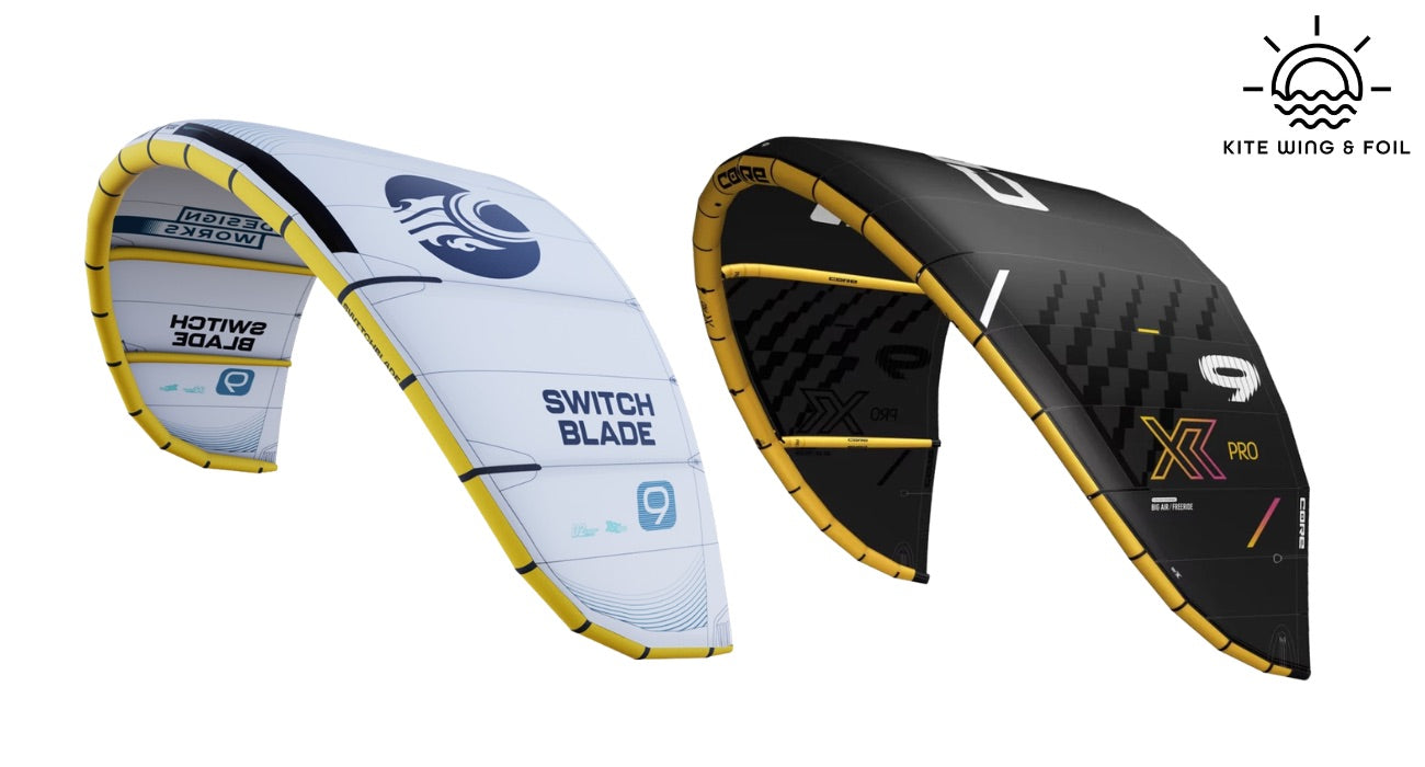 Cabrinha Switchblade Design Works 2026 vs CORE XR Pro 2 – Which Premium Big Air Kite?