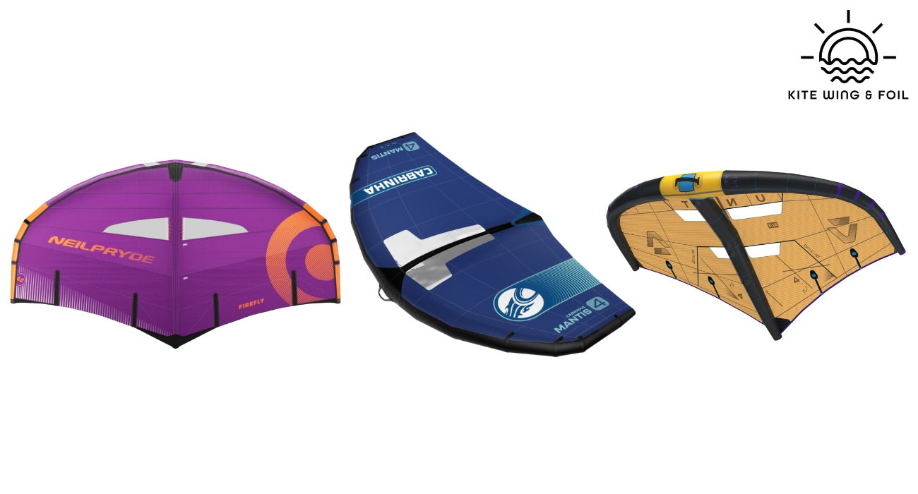 NeilPryde FireFly 2026 vs Cabrinha Mantis V6 vs Duotone Unit 2026 – UK Freeride Wing Comparison