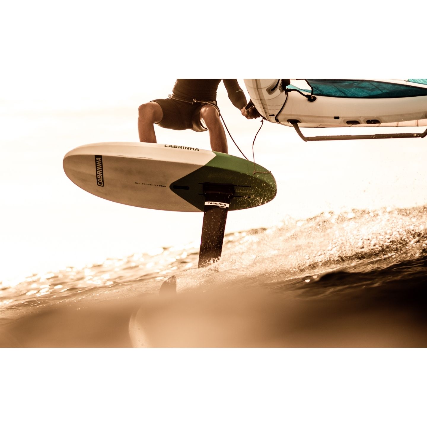 Cabrinha 2025 Code Wingfoil Board Action 2