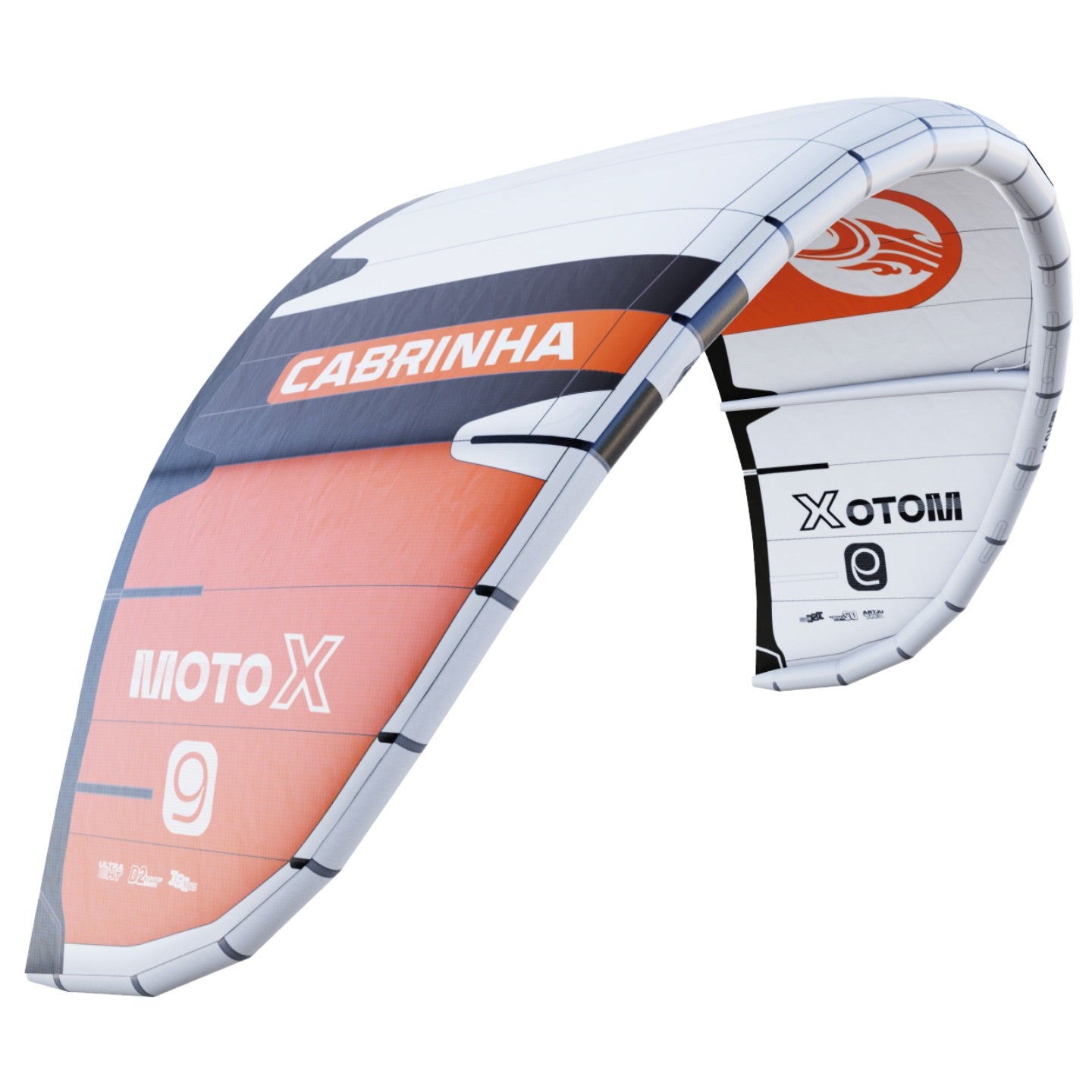 Cabrinha 2025 Moto X Apex Kite C4 White Orange
