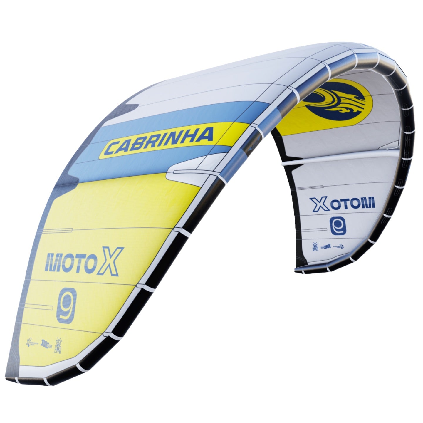 Cabrinha 2025 Moto X Lite Kite C4 Petrol Blue Grey