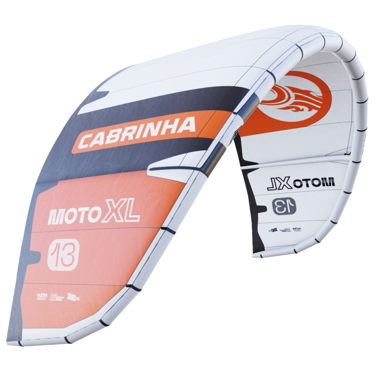 Cabrinha 2025 Moto Xl Kite C4 White Orange