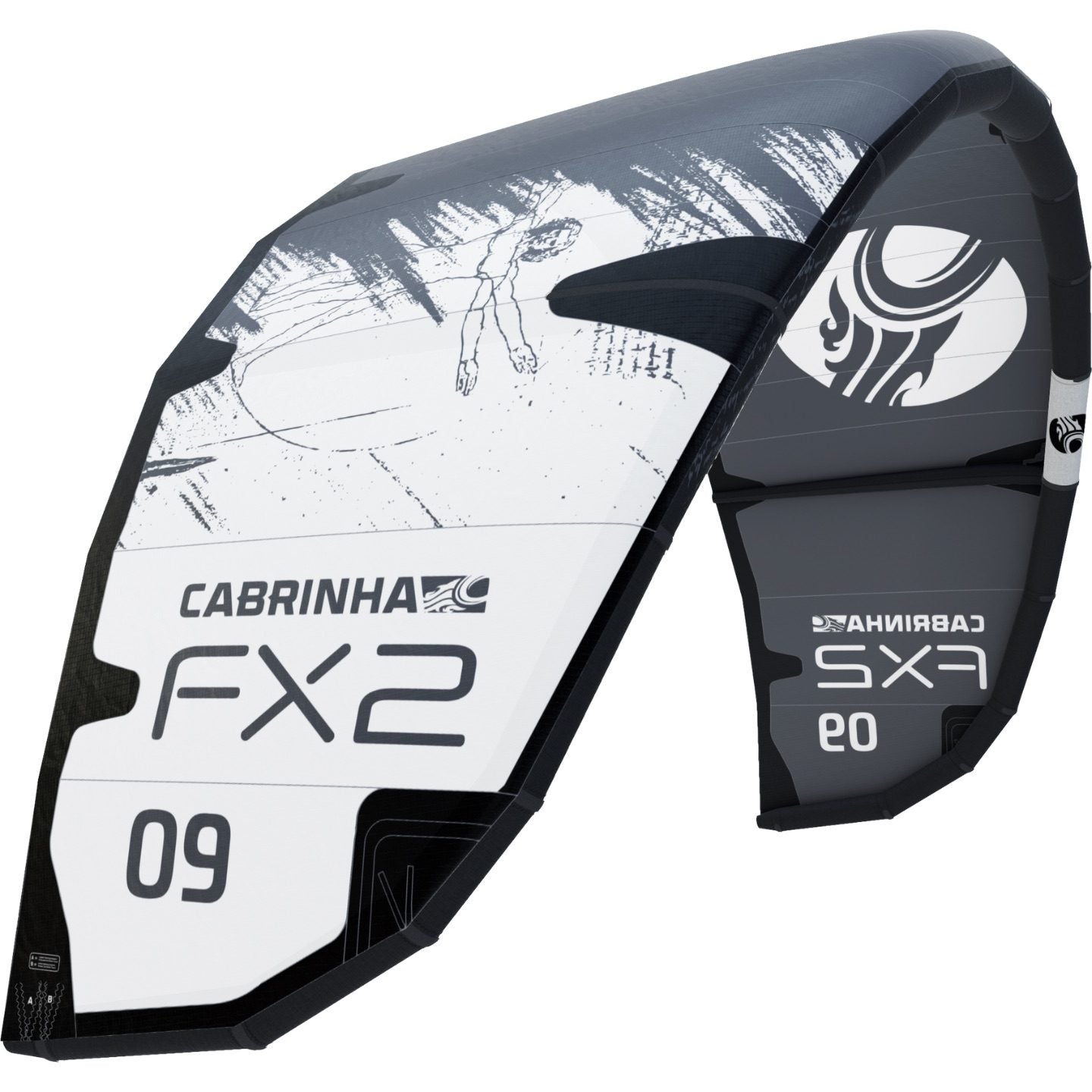 Cabrinha Fx2 Kite 2023 C4 Grey White
