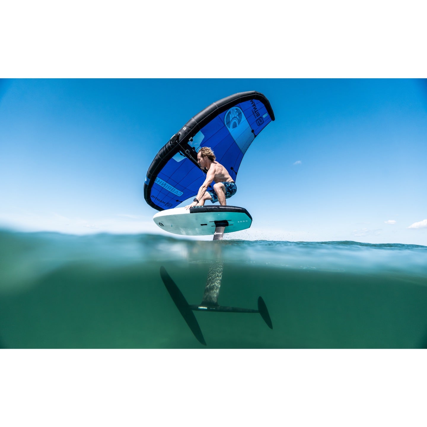 Cabrinha Code V5 Wing Foil Board - 2026 - Action Shot - 1