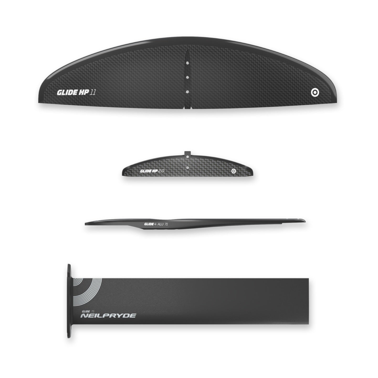 NeilPryde Glide Surf 75 HP 2026 (Black) - Set