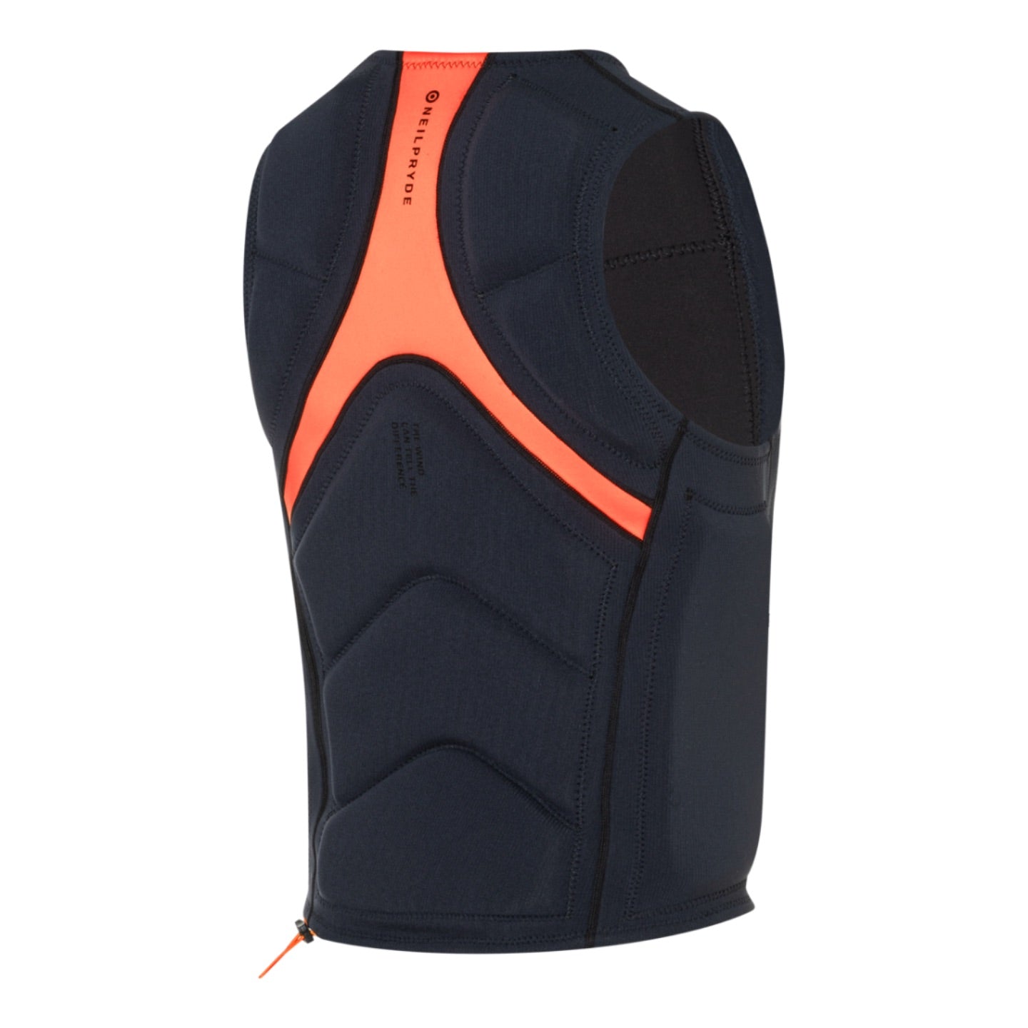 NeilPryde Combat Foil Impact Vest FZ C3 Black Waffle   Orange - 2025 - Back