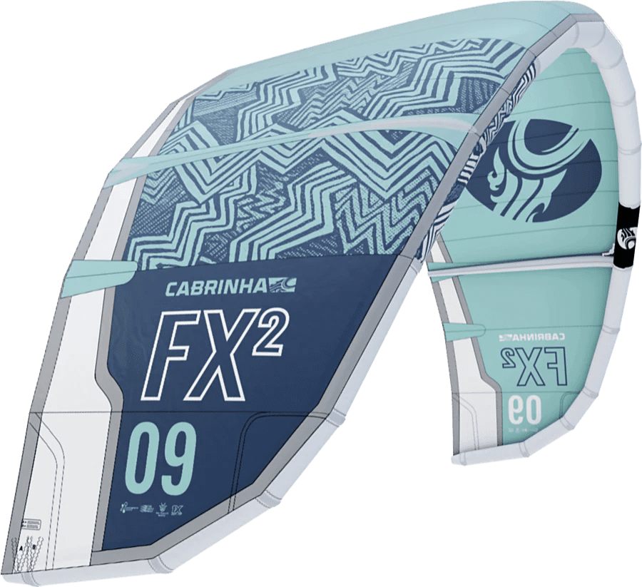 Cabrinha 2022 Fx2 Kite C4 Teal Blue