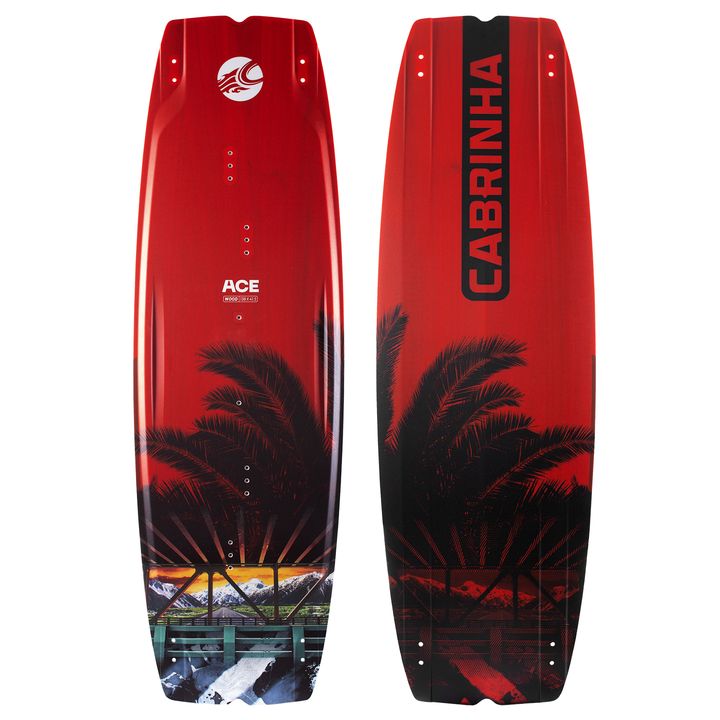 Cabrinha 2023 Ace Wood Twin Tip Deck Bottom