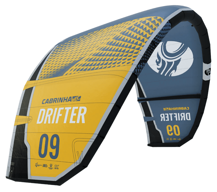 Cabrinha Drifter Kite 2022 Grey Yellow