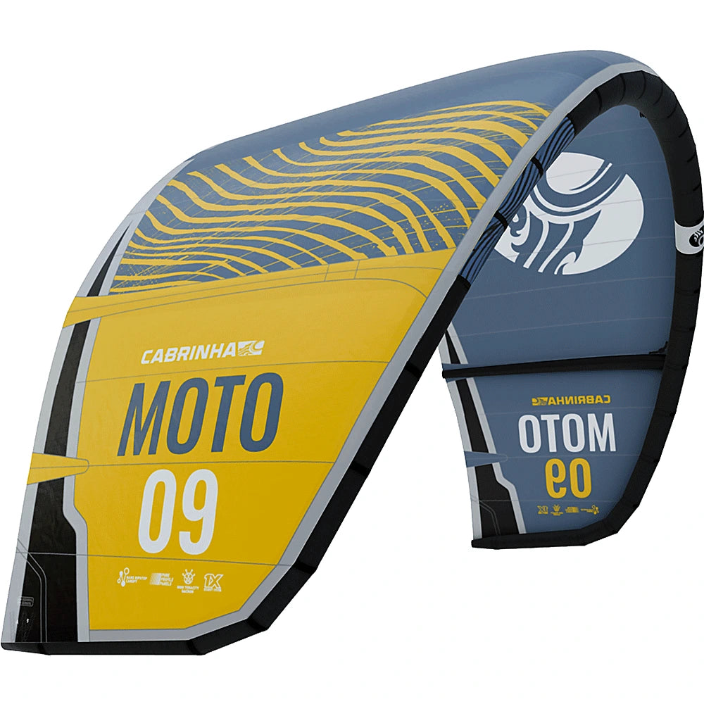 Cabrinha Moto Kite 2022 Yellow Blue