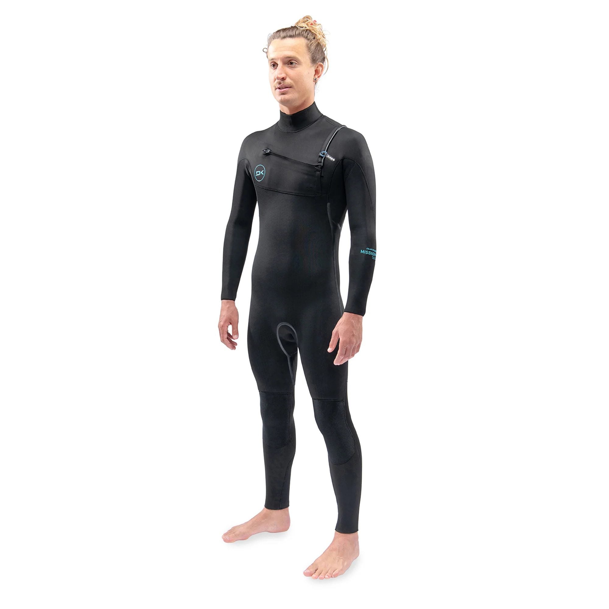 Dakine Mens Mission 43 Chest Zip Full Wetsuit Front Side