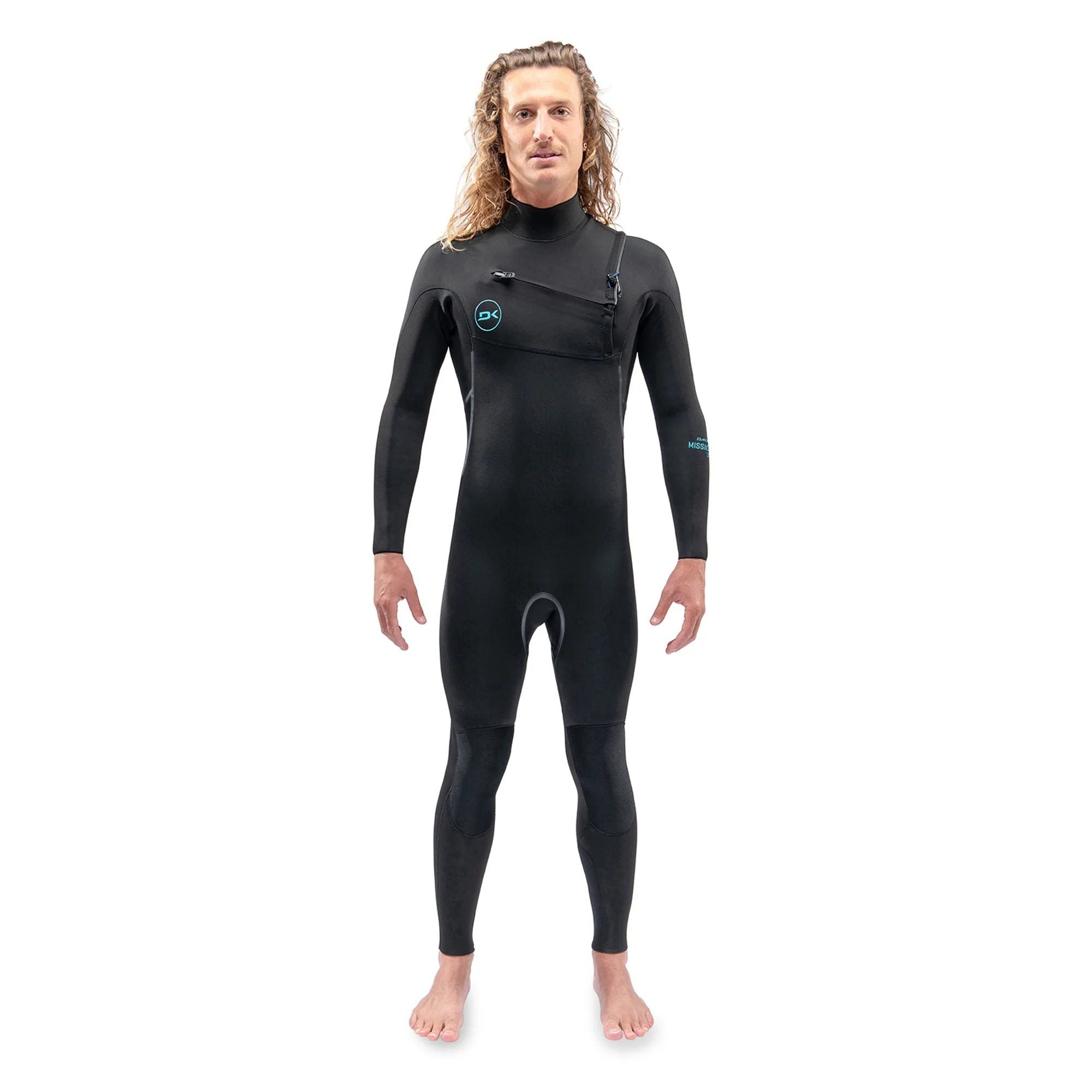 Dakine Mens Mission 43 Chest Zip Full Wetsuit Front