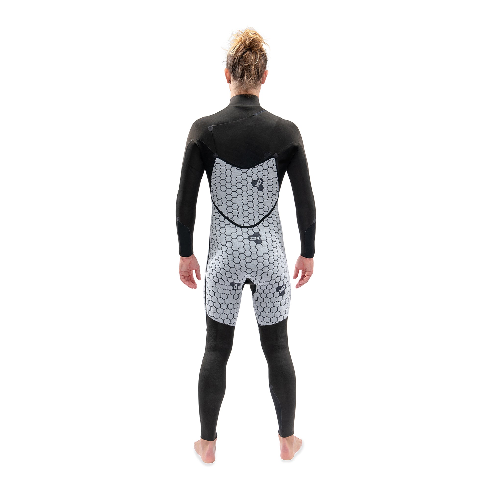 Dakine Mens Renegade Wind Chest Zip 5 4 3mm Full Wetsuit Black Inside Back