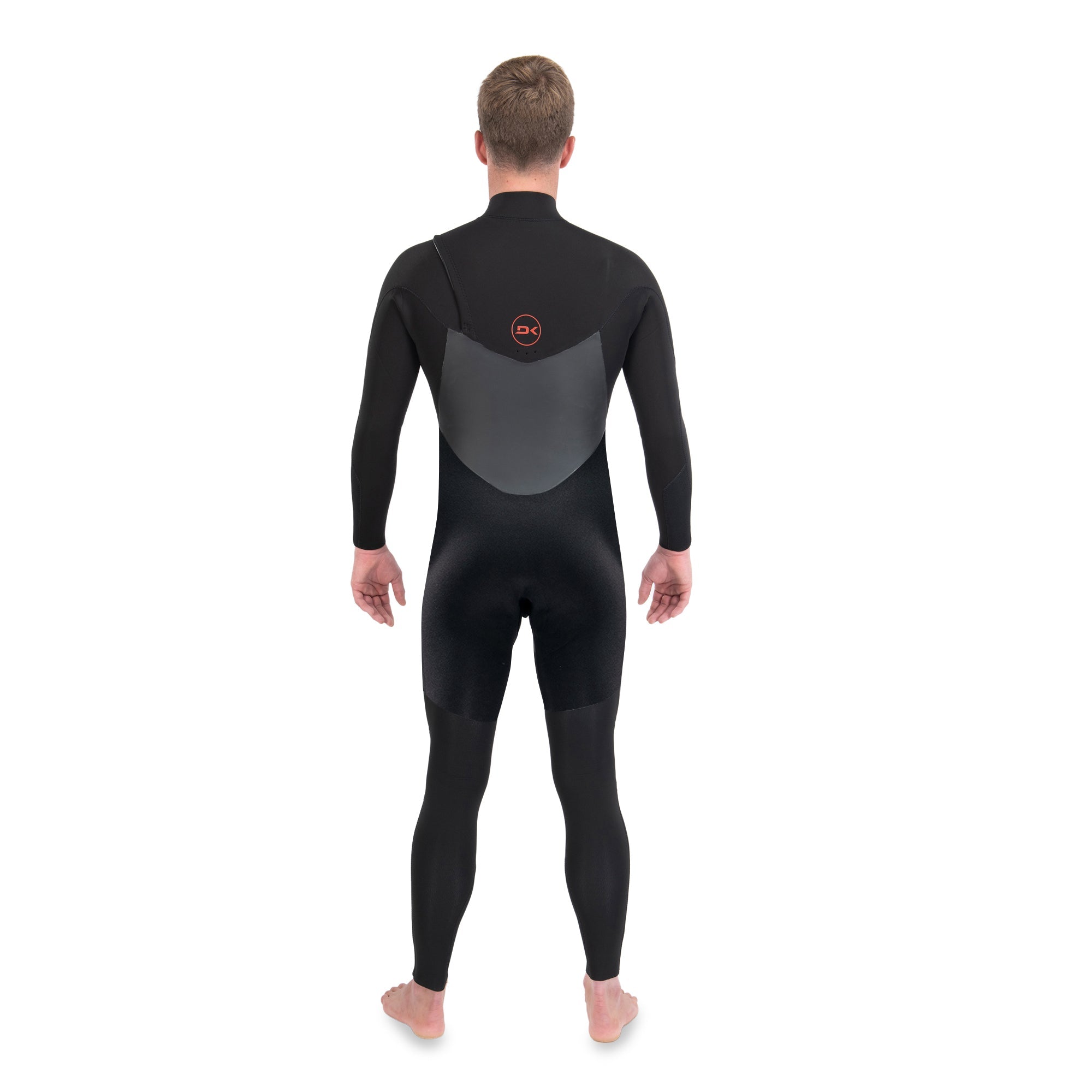 Dakine Mens Renegade Wind Chest Zip 5 4 3mm Full Wetsuit Black Outside Back