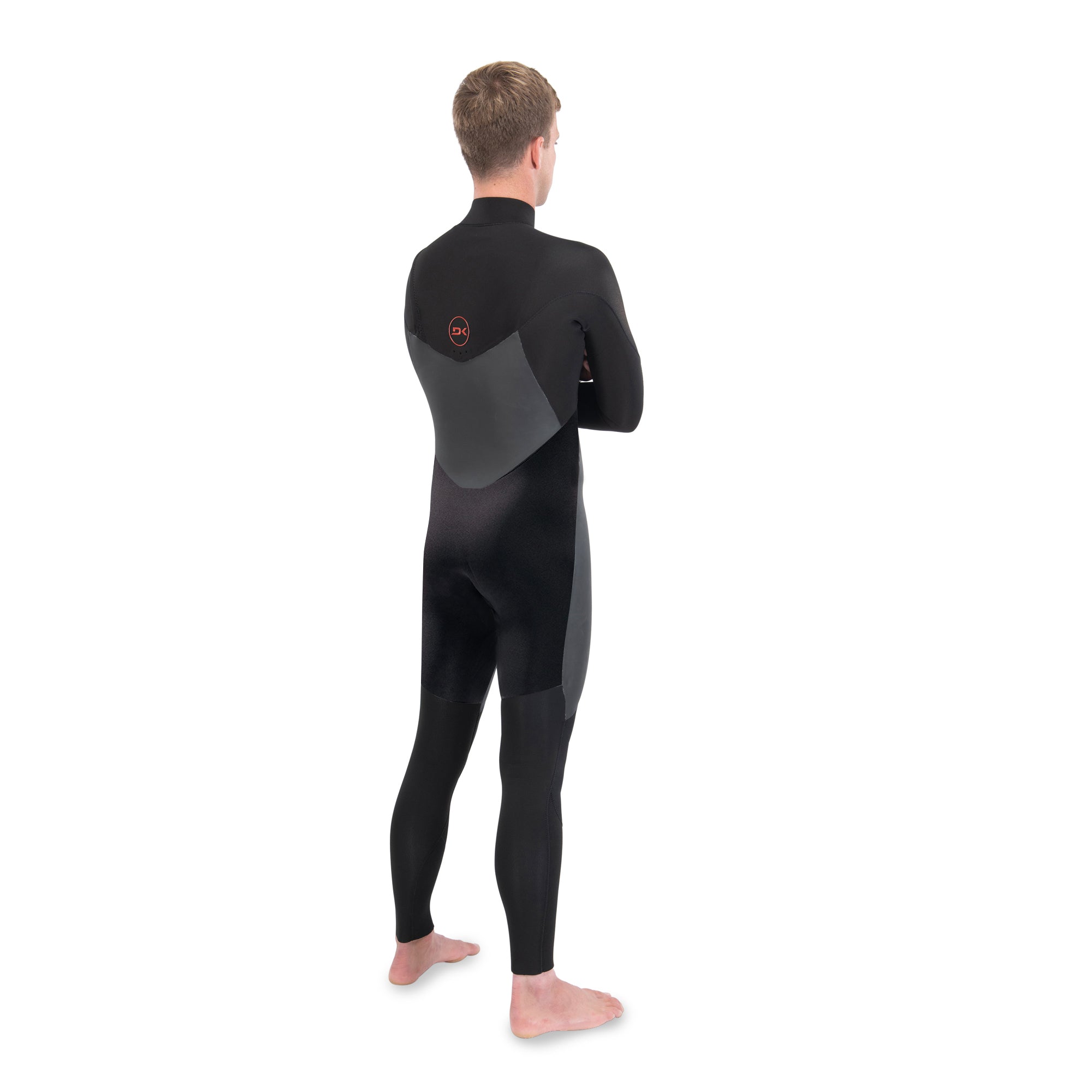 Dakine Mens Renegade Wind Chest Zip 5 4 3mm Full Wetsuit Black Outside Side