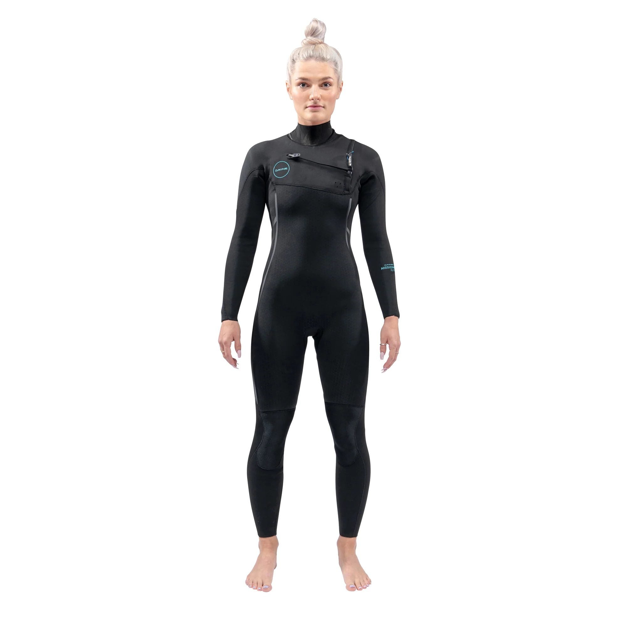 Dakine Womens Mission 43 Chest Zip Full Wetsuit Front