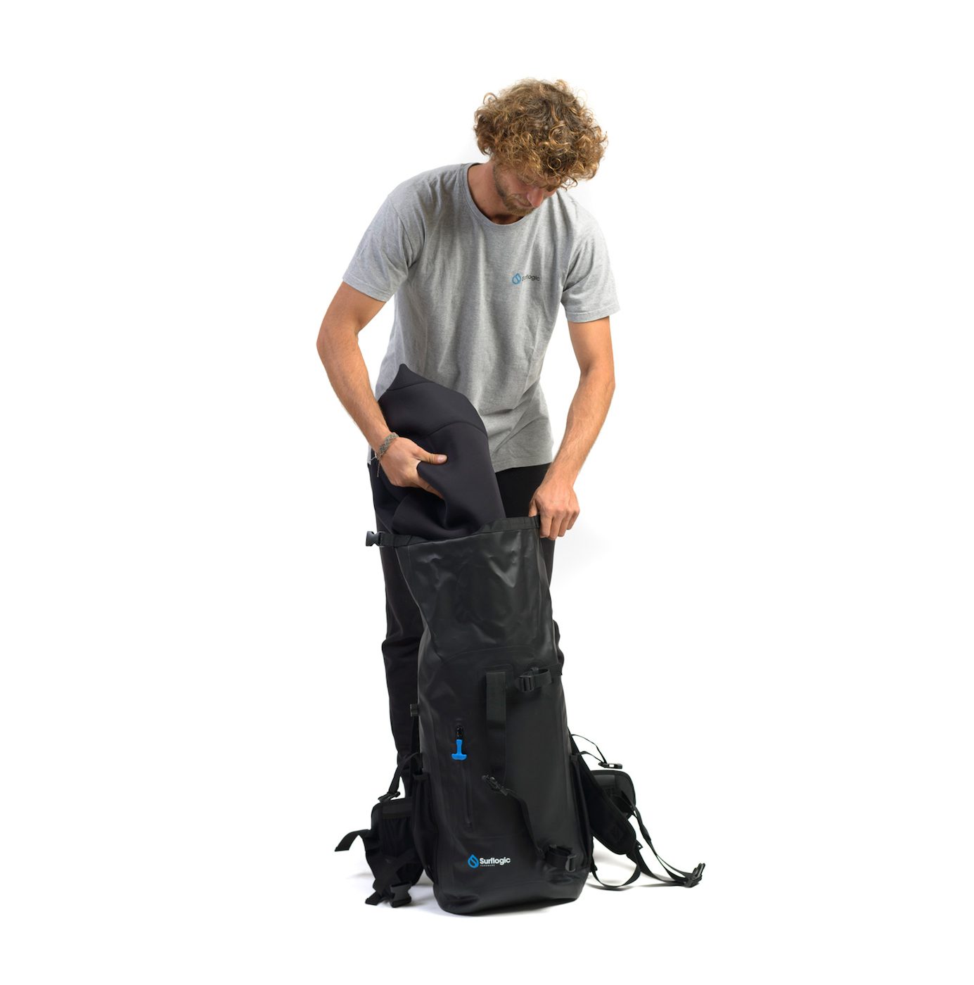 Surflogic Expedition Dry Waterproof Backpack 40l Black 59106 09