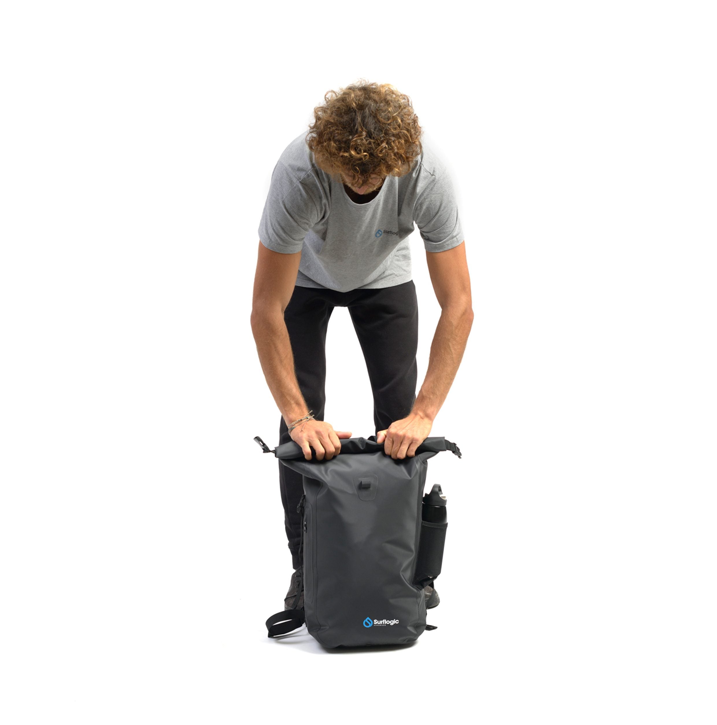 Surflogic Mission Dry Waterproof Backpack 25l Black 59107 10