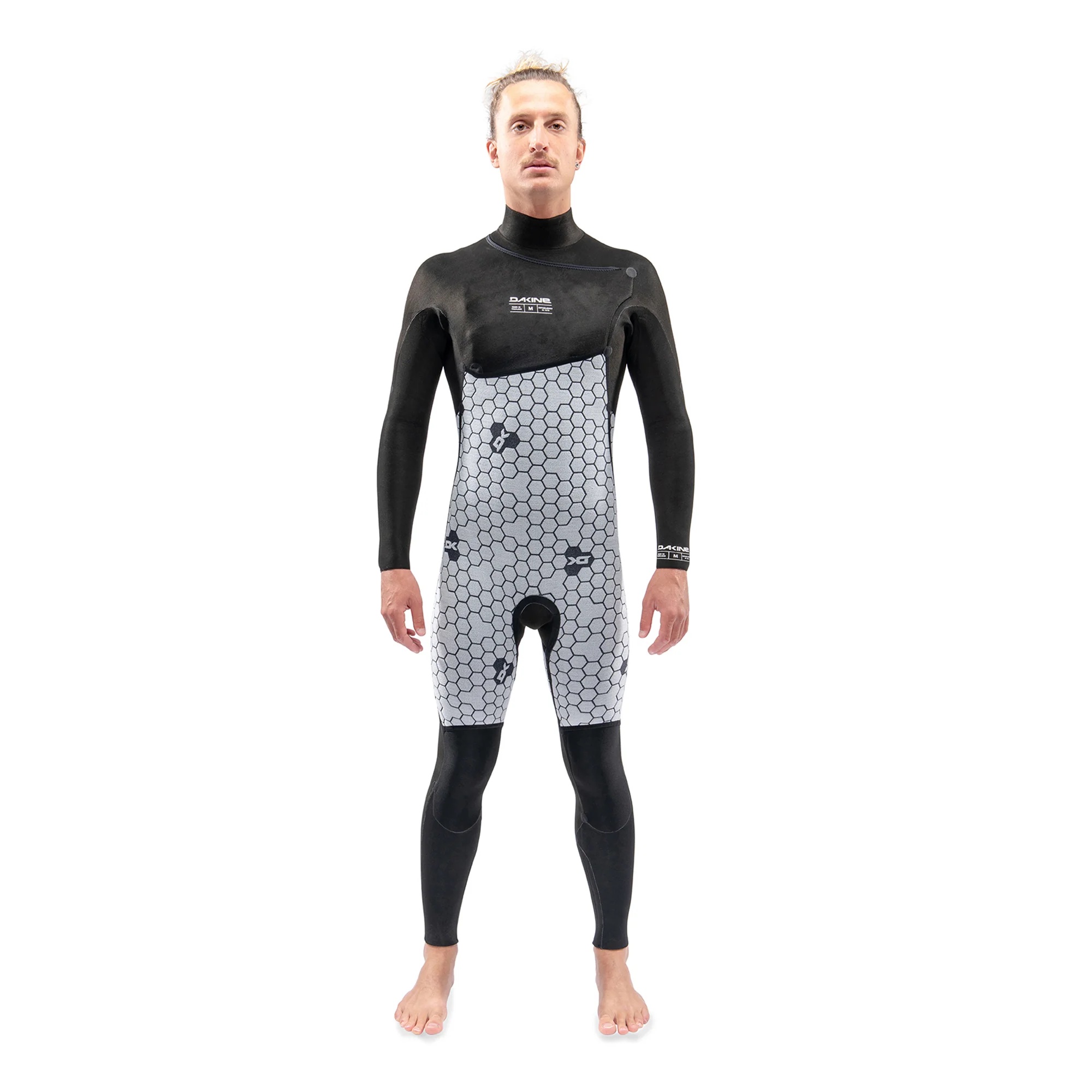 Dakine Mens Mission 4:3 Chest Zip Full Wetsuit – Front Lining
